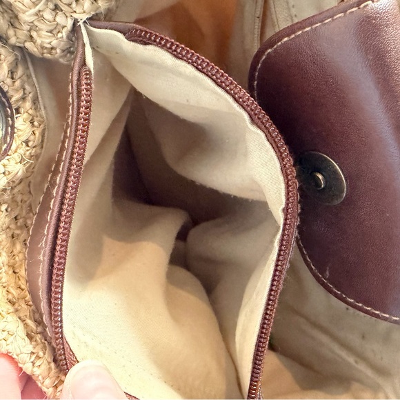 Rosetti Brown Woven Shoulder Bag with Coin Pouch - Picture 6 of 9